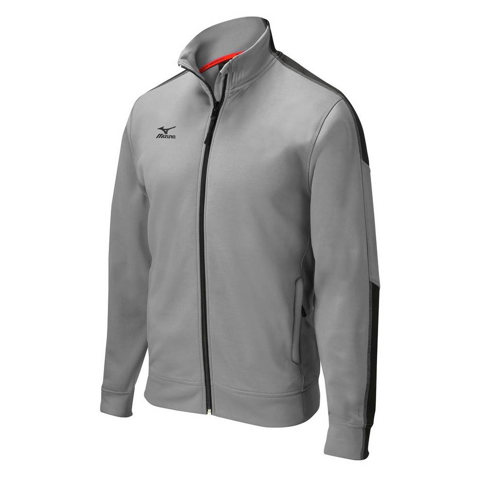 Mizuno Men's Elite Thermal Jacket Grey/Black (350512-SZG)